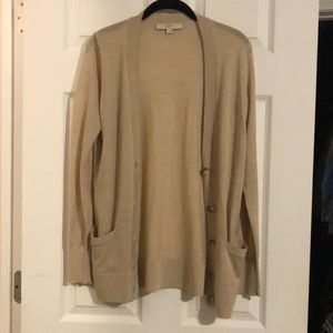 LOFT button up cardigan